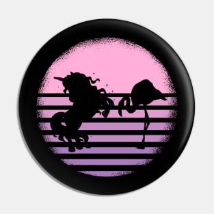 Flamingo Unicorn Pin