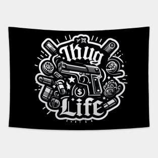 Thug Life Vector Design Tapestry