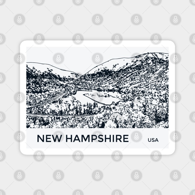 New Hampshire USA Magnet by Lakeric