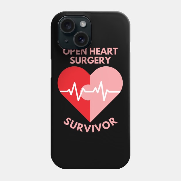 Open Heart Surgery Survivor Phone Case by MtWoodson