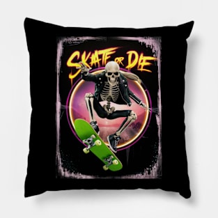 Skate or Die: Neon Rebellion Pillow