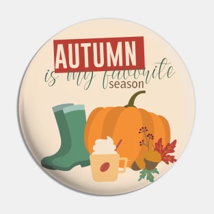 Autumn is my favorite season Pin
