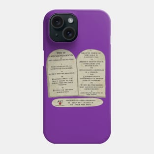 10 Commandments of AKT Combatives Jujitsu Phone Case