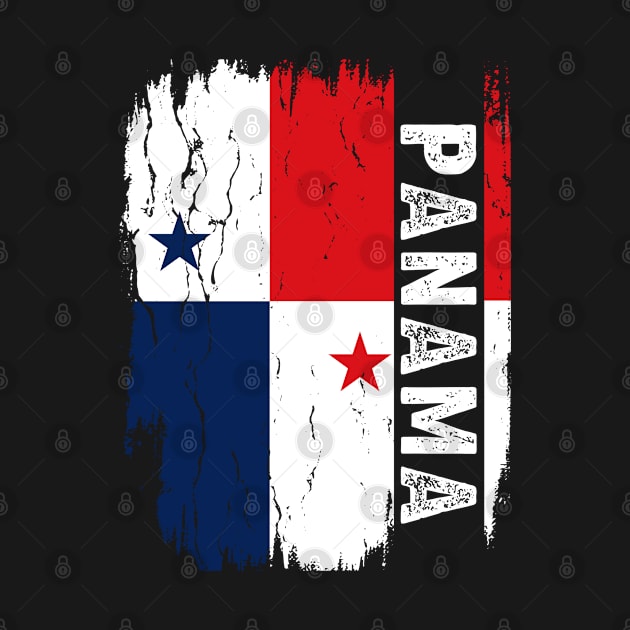 Panama Flag Panamanian Family Sports Vintage Panama by Boneworkshop