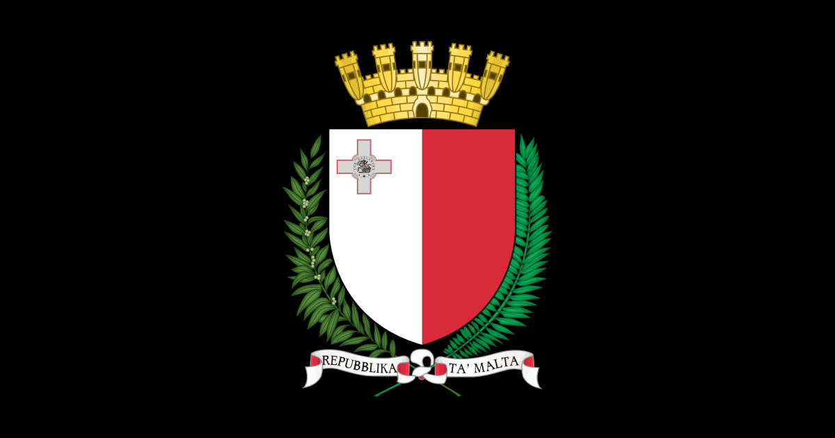 Coat of arms of Malta Coat Of Arms Of Malta Sticker TeePublic