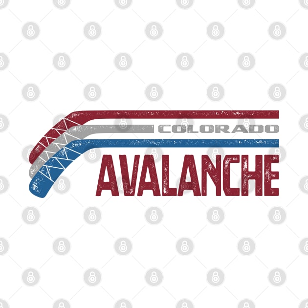 Colorado Avalanche Stick Lines