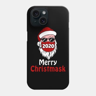 Merry Christmask 2020 Masked Santa For Christmas Pajamas Family Xmas Phone Case