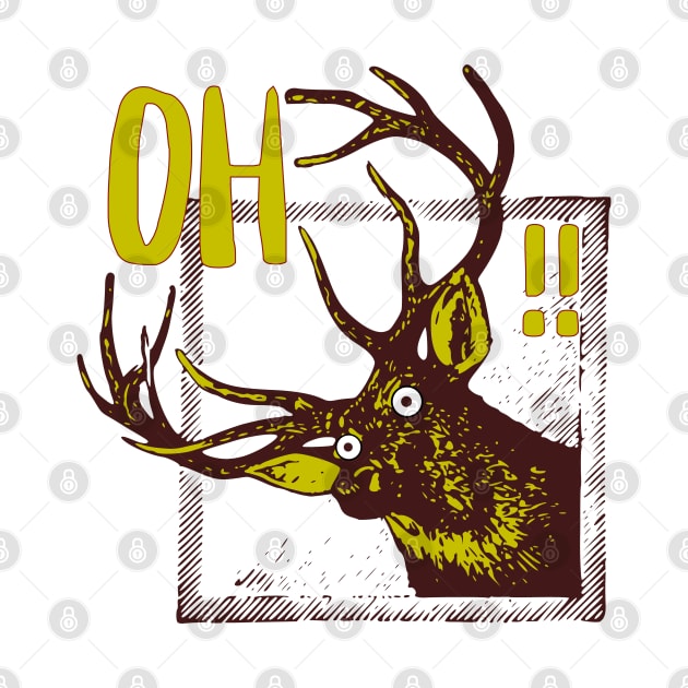 A Funny Animal Pun - Oh Deer Funny!! by vystudio