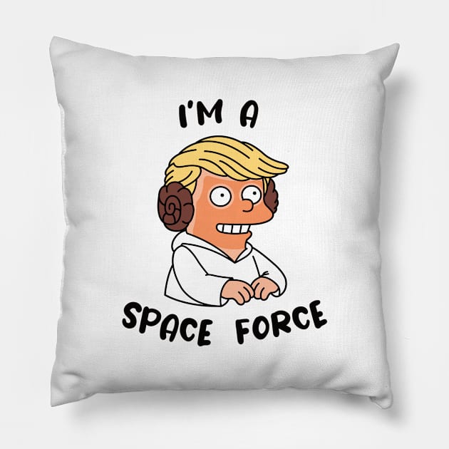 Space Force Pillow by Evan Ayres