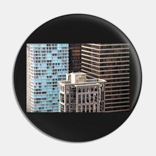 Mixed Reflections, Vancouver, Canada Pin