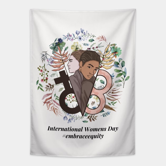 embrace equity international women's day 2023 Tapestry by Ballari