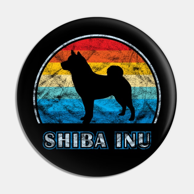 Shiba Inu Vintage Design Dog Pin by millersye