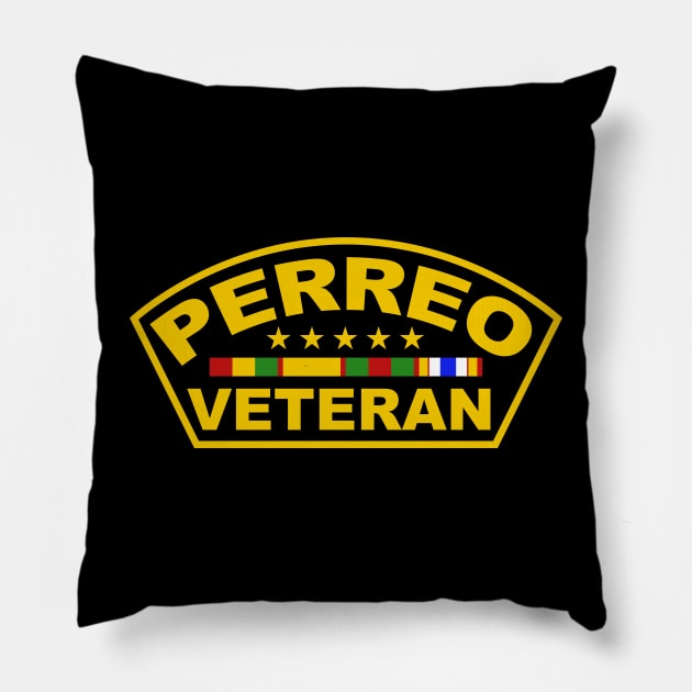 Perreo Veteran Pillow by liomal