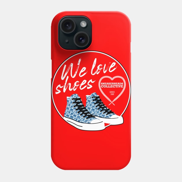 We Love Shoes Red Phone Case by CreativeWear