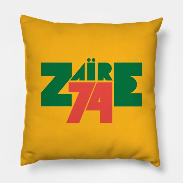Zaire '74 - James Brown, rumble in the jungle Pillow by goatboyjr
