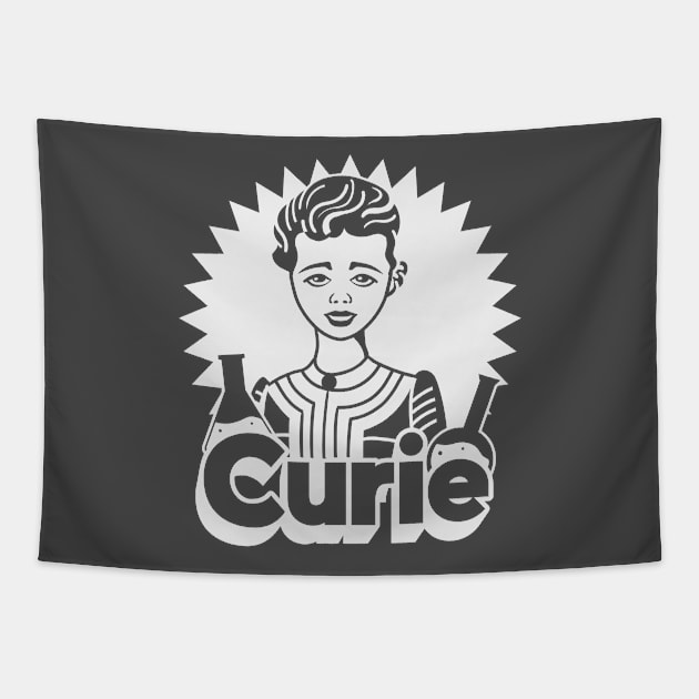 Curie Doll (Mono) Tapestry by nickbeta