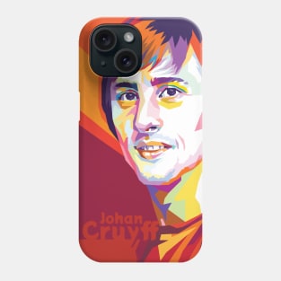 Johan Cruyff football legend T-shirt Phone Case