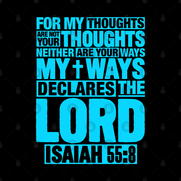 Isaiah 55:8 by Plushism