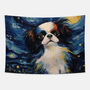 Japanese Chin Portrait Painting Tapestry