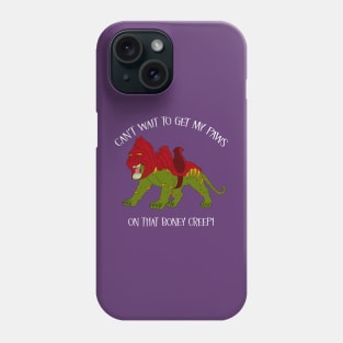 Battle Cat - I can't wait to get my paws on that boney creep! MOTU He man Phone Case