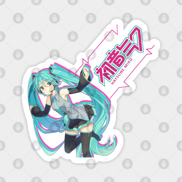 Miku Vocaloid Diva 01 Magnet by valival