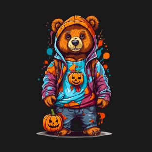 Halloween Bear - Cute Cartoon Bear T-Shirt