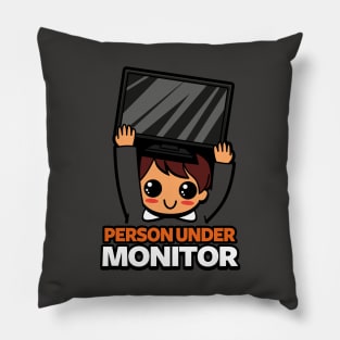 Funny Cute Kawaii Techie Literal Wordplay Jokes Original Funny Meme Pillow