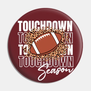 Touchdown Seoson American Football Pin