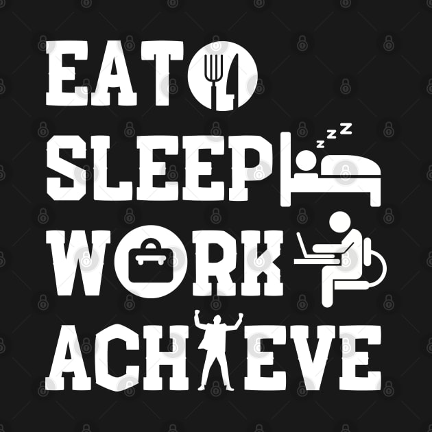 Eat Sleep Work Repeat by NomiCrafts