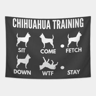 Chihuahua Training Chihuahua Tricks Tapestry