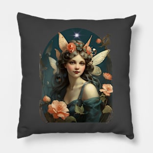 Fairy of a Secret Garden Pillow