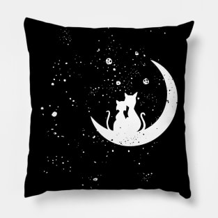 CAT MOON LOVE lovely pet design Pillow