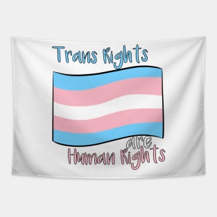 Trans rights are human rights Tapestry