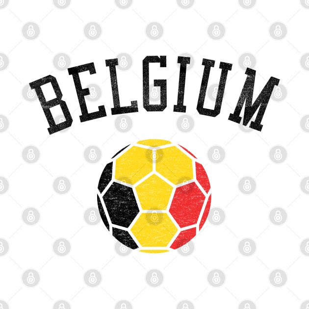 Belgium Soccer Team Heritage Flag by ryanjaycruz