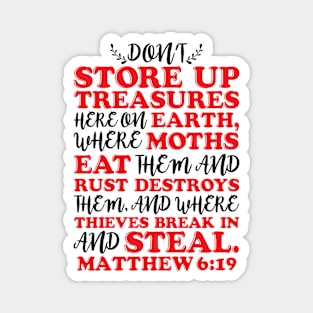 Matthew 6:19 Magnet