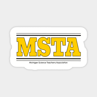 MSTA Old School Houghton Black/Gold Magnet