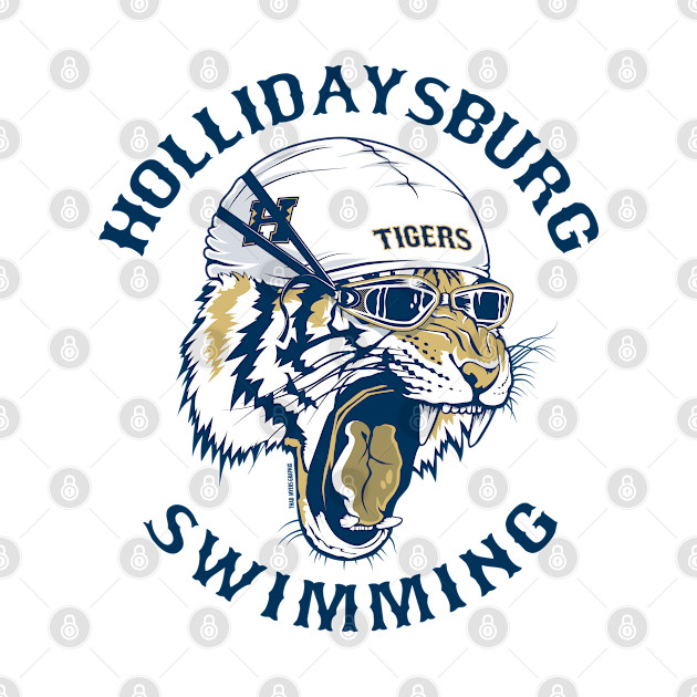 Disover Hollidaysburg Swimming - Tigers - T-Shirt