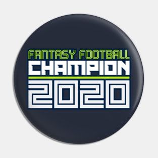 Fantasy Football Champion 2020 Pin