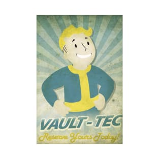 Vault Boy Vintage Poster T-Shirt