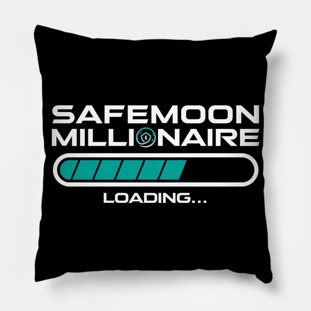 Safemoon Millionaire Loading Pillow by teecloud