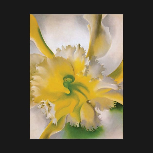 Georgia O'Keeffe - An Orchid by QualityArtFirst