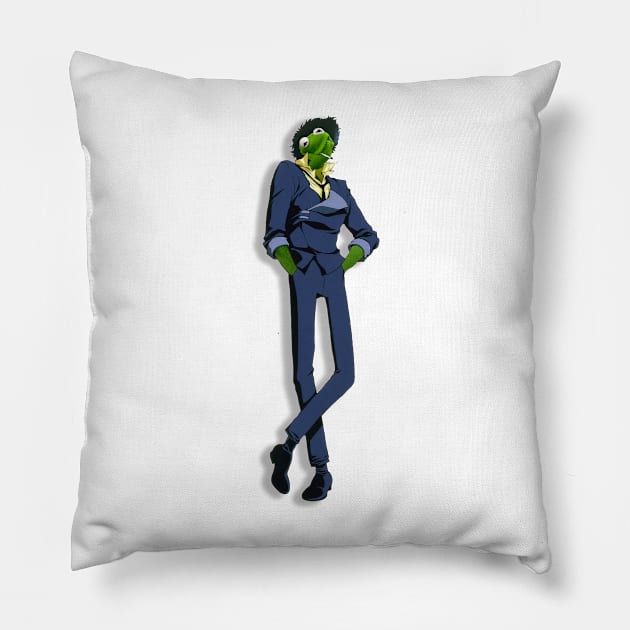 Green Spike Pillow by DKrumpp