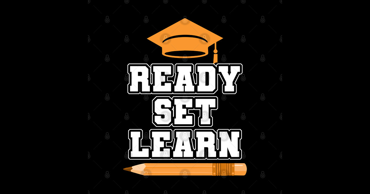 Ready Set Learn Back to School Student - Back To School - Sticker ...