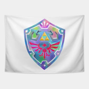 colorful shield Tapestry