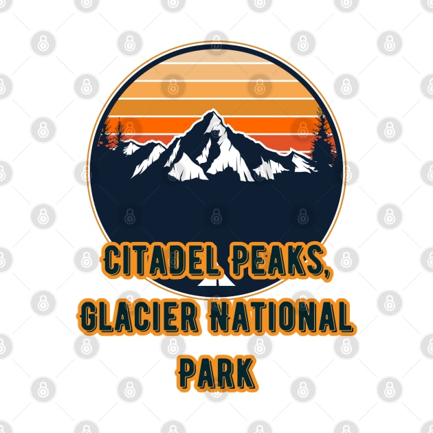 Citadel Peaks, Glacier National Park by Canada Cities