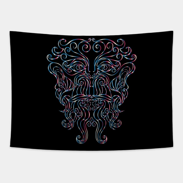 Monkey God Tapestry by Vector Deluxe
