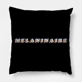 Melaninaire Text Based Design Pillow