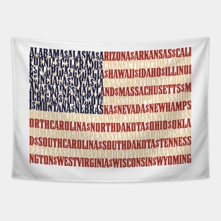 USA states flag - The Star-Spangled Banner Tapestry