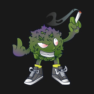 green vibes weed monster T-Shirt