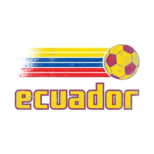 Ecuador Football Retro Vintage T-Shirt